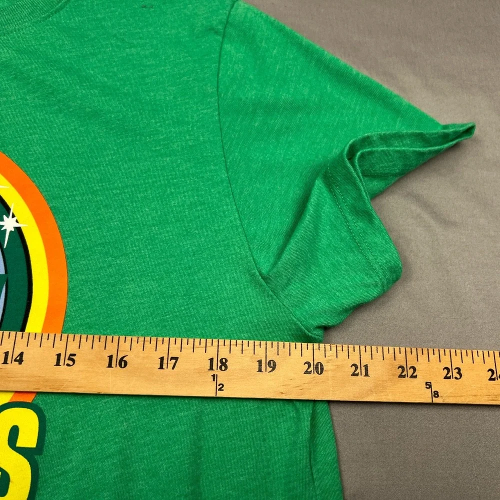 Lucky Charms Leprechaun Cereal Logo T Shirt Youth Girls 3XL Green Tee